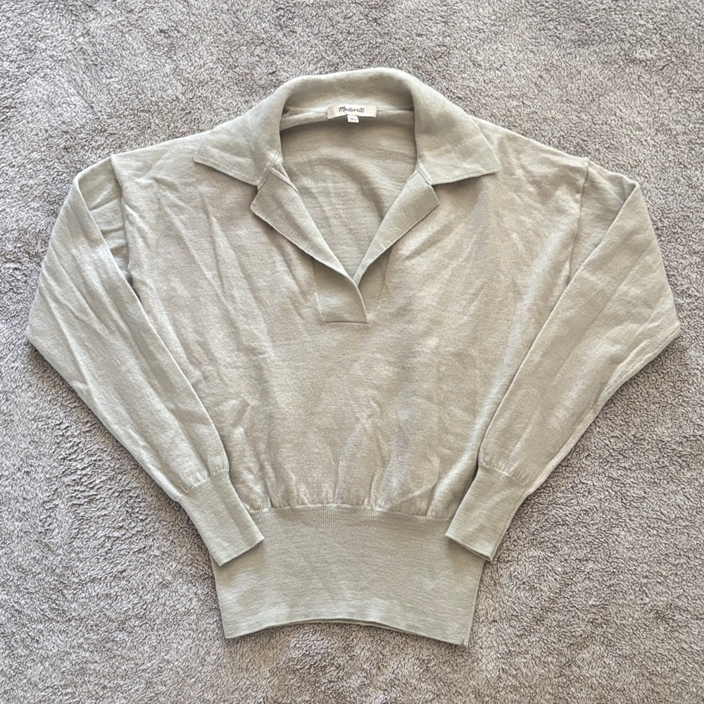 Madewell Light Green Sweater